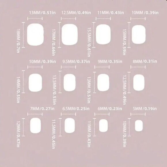 Nails Red Ombre Press On 24 Stylish Matte Manicure Sexy Fade Trendy Reusable - Picture 4 of 6